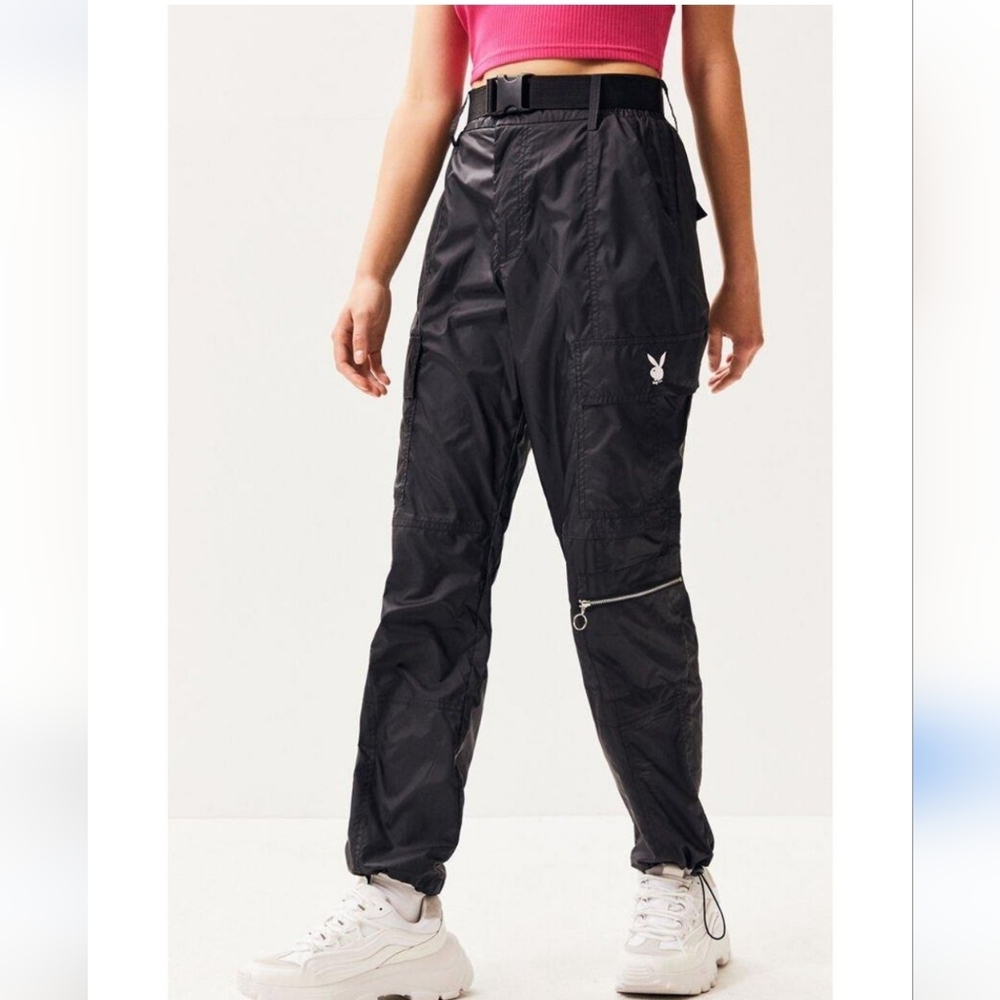 Playboy by pacsun  nylon cargo pants - Picture 2 of 5